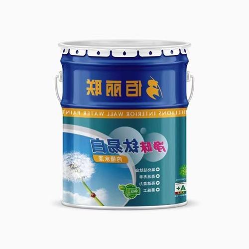 Baililian pure flavor titanium easy white interior wall water paint